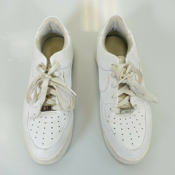 NIKE AIR FORCE 1 LOW SAGE Women's White Sneaker Shoe 8 Athleisure AR5339-100 - Picture 11 of 14